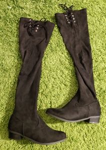 Lace Up thigh high boots!